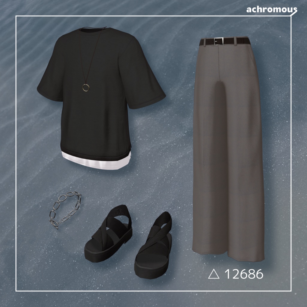 シンプルビッグシルエットコーデ【水瀬、狛乃対応】- 24summer BigFit -