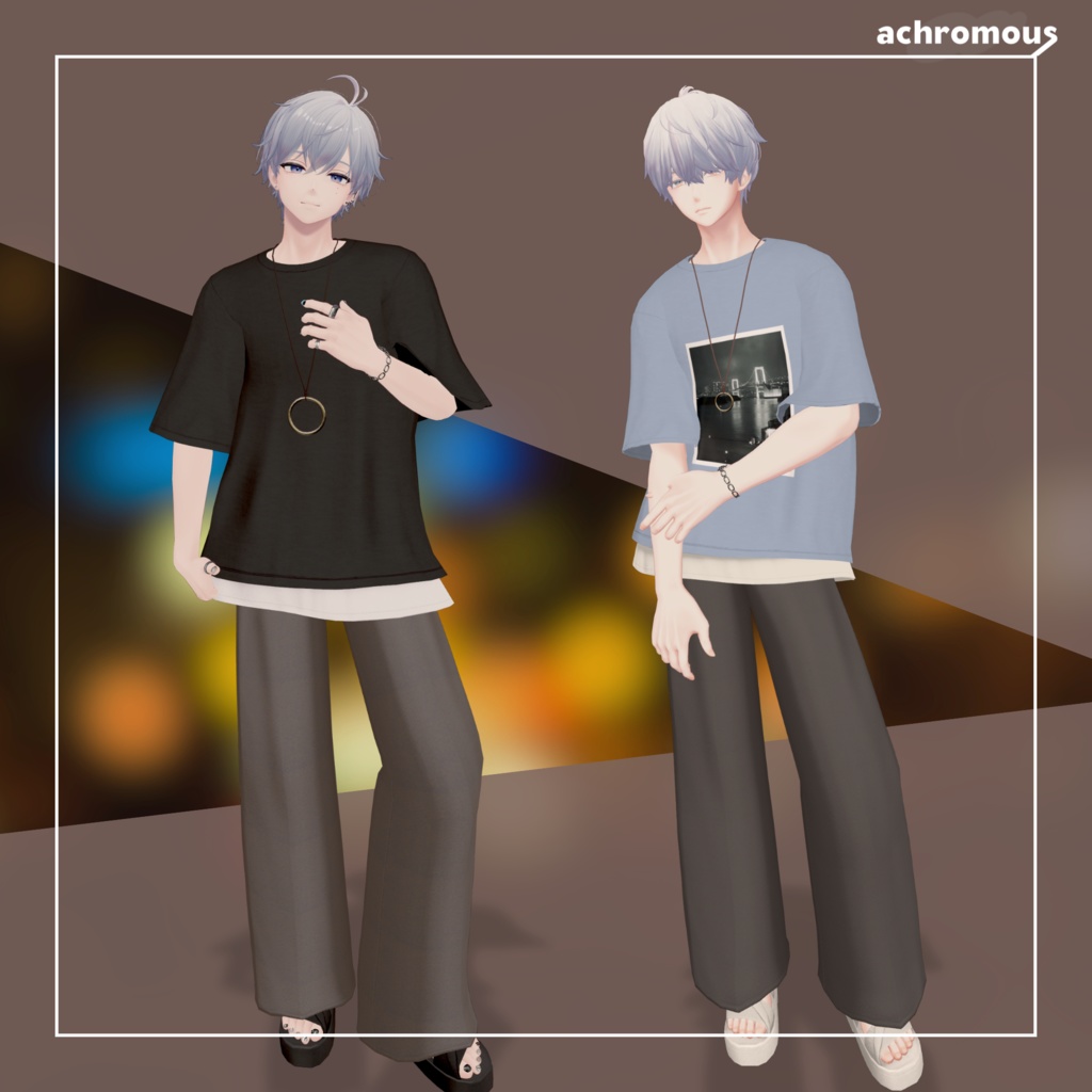 シンプルビッグシルエットコーデ【水瀬、狛乃対応】- 24summer BigFit -