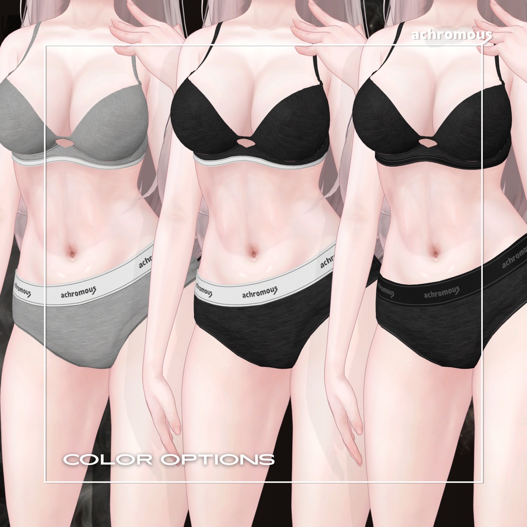 【ルミナ専用】「露出度控えめレース&スポーティショーツ」 UnderwearA01