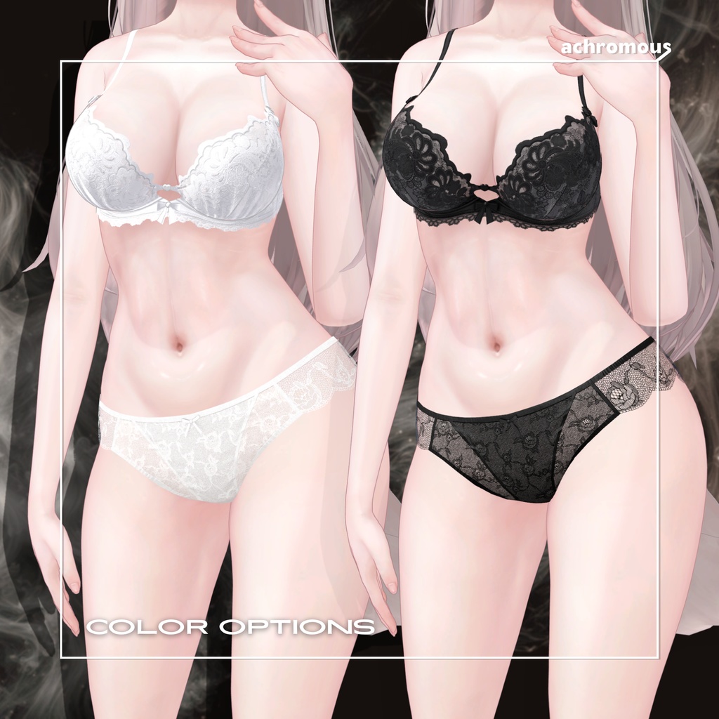 【ルミナ専用】「露出度控えめレース&スポーティショーツ」 UnderwearA01