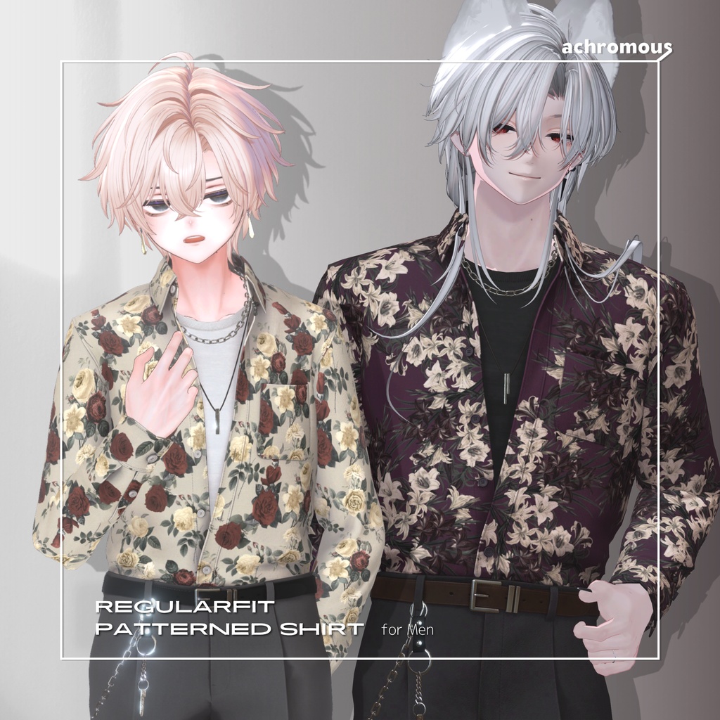 レギュラーフィット柄シャツコーデ【6ｱﾊﾞﾀｰ対応予定】- 26SS Regular Fit Patterned Shirt -