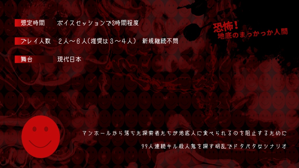 【CoC6版シナリオ】恐怖! 地底のまっかっか人間 SPLL:E193961