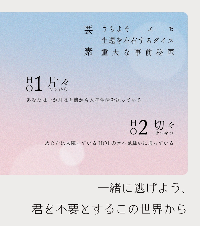 【CoC6版シナリオ】いずれ花が散るのなら SPLL:E191972