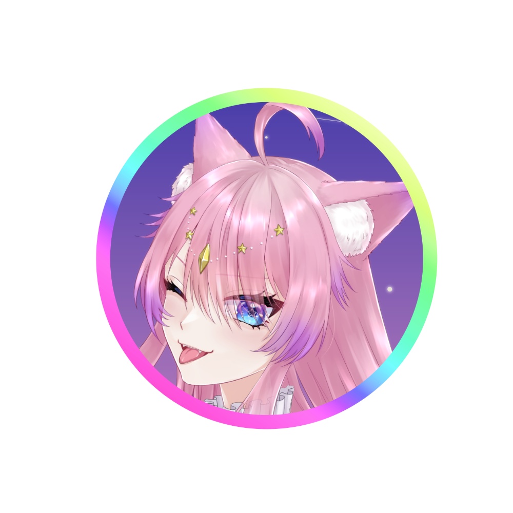 アイコン虹色枠