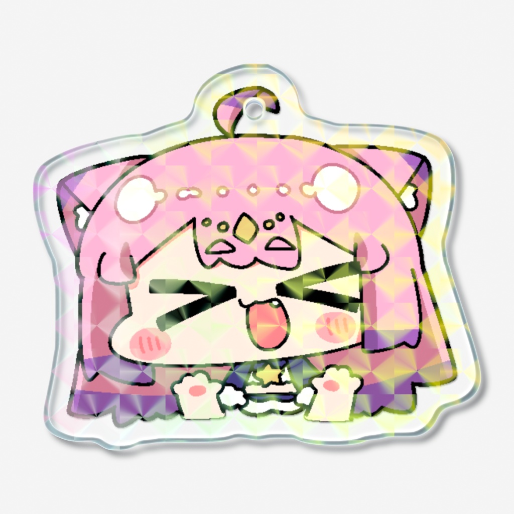 星乃ぽこホログラムアクリルキーホルダー