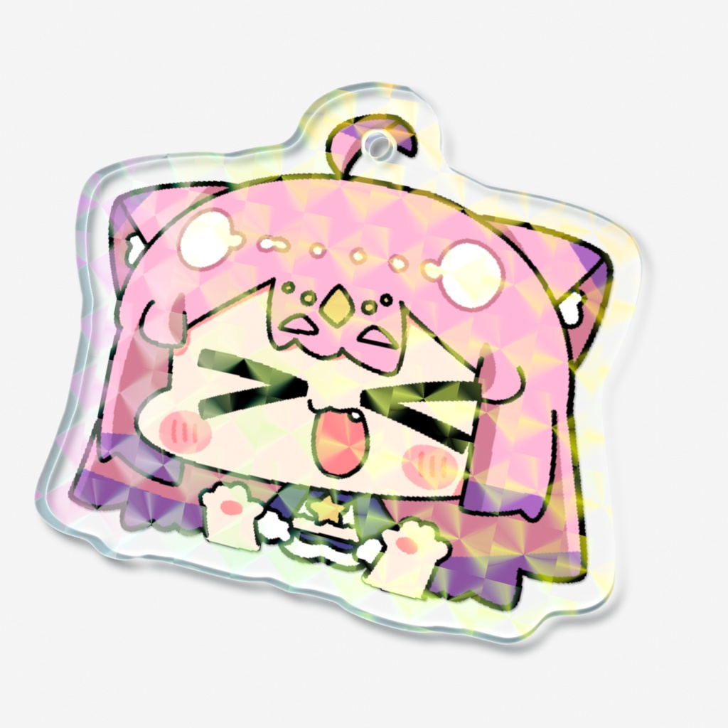 星乃ぽこホログラムアクリルキーホルダー