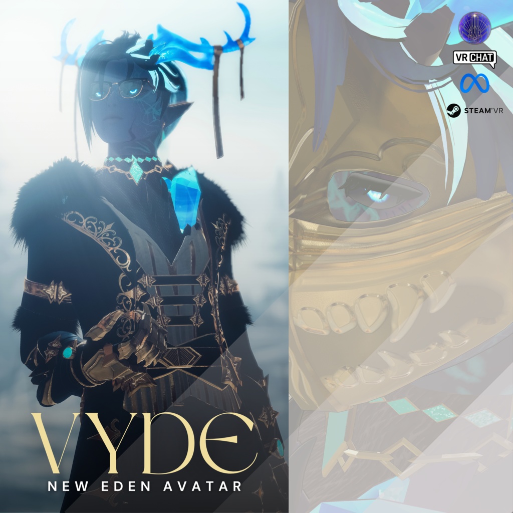 Vyde - VRChat Avatar with Scratch Assets ( PC & Quest )