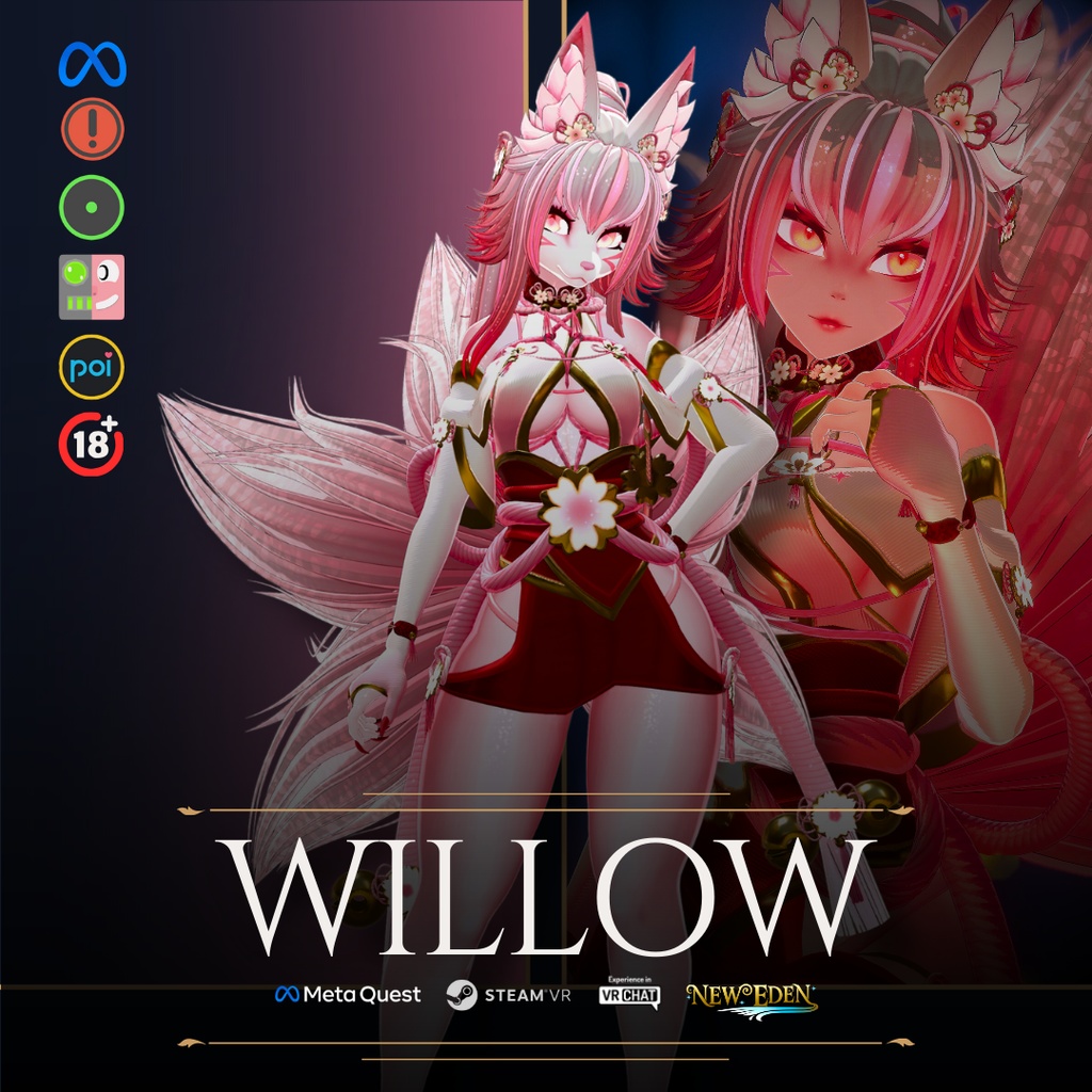 Willow - VRChat Avatar ( PC & Quest )