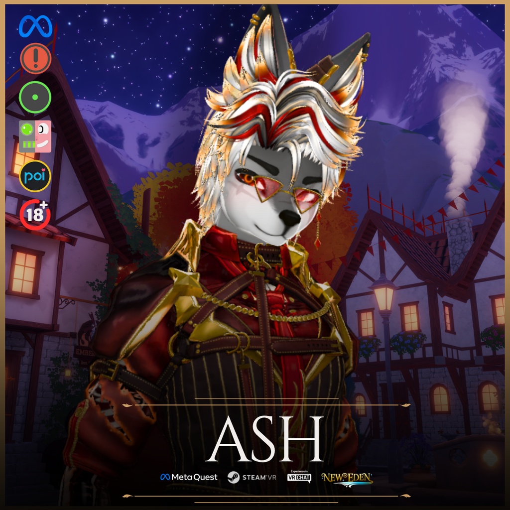 Ash - VRChat Avatar ( PC & Quest )