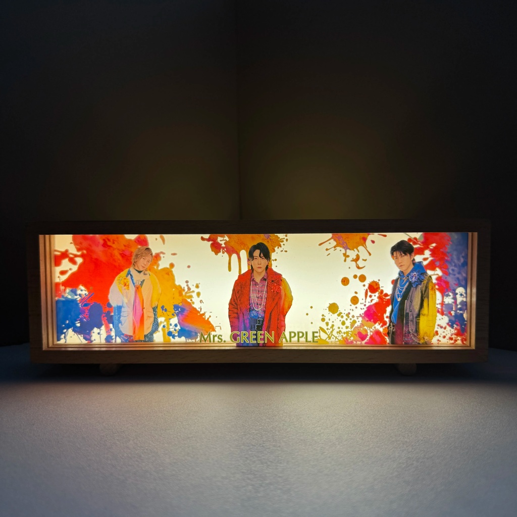 3Dアクリルナイトライト 夜に輝く 【MrsGREENAPPLE/10/大森元貴】