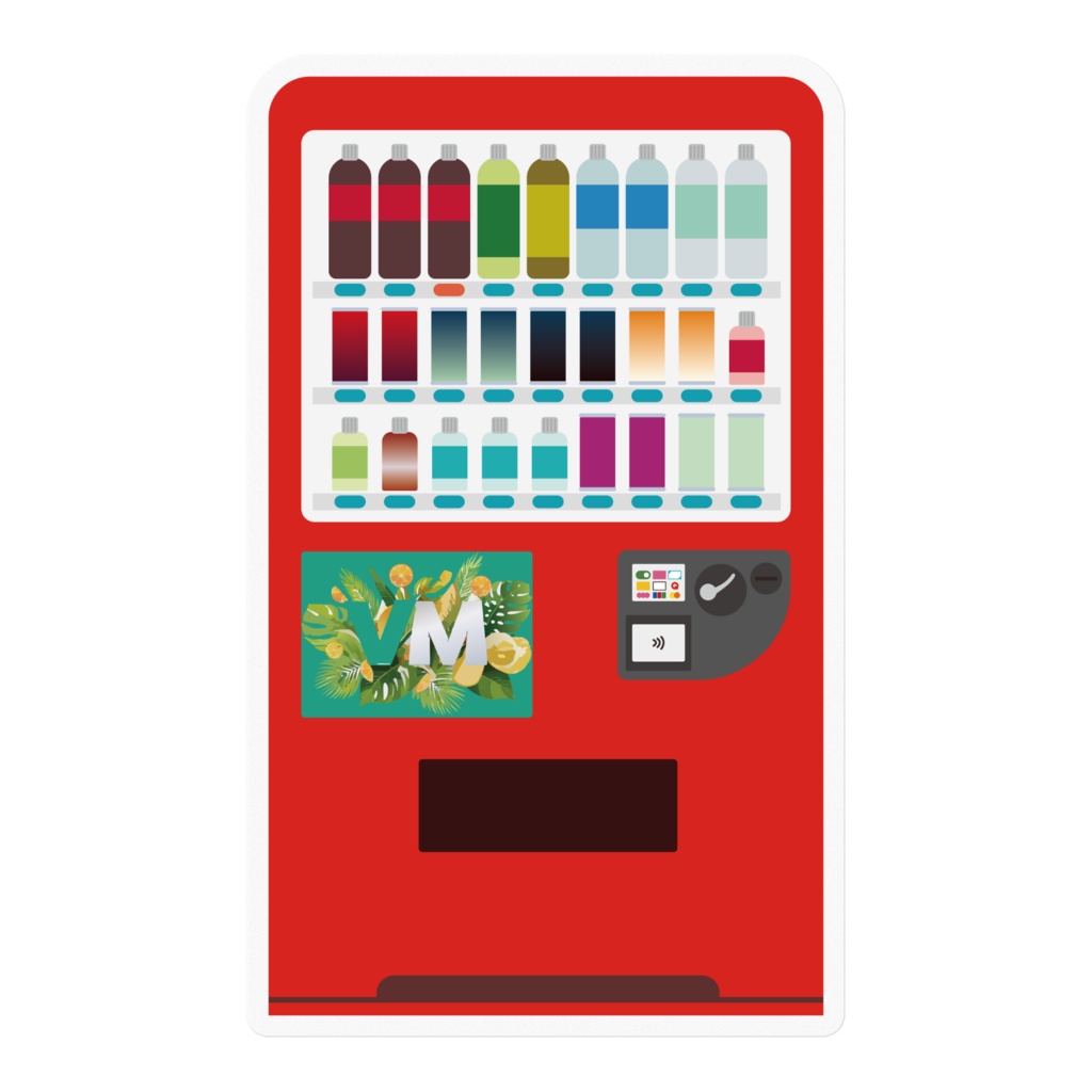 vending-machine ステッカー