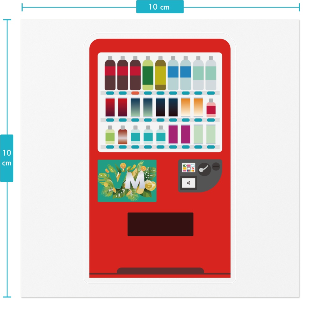 vending-machine ステッカー