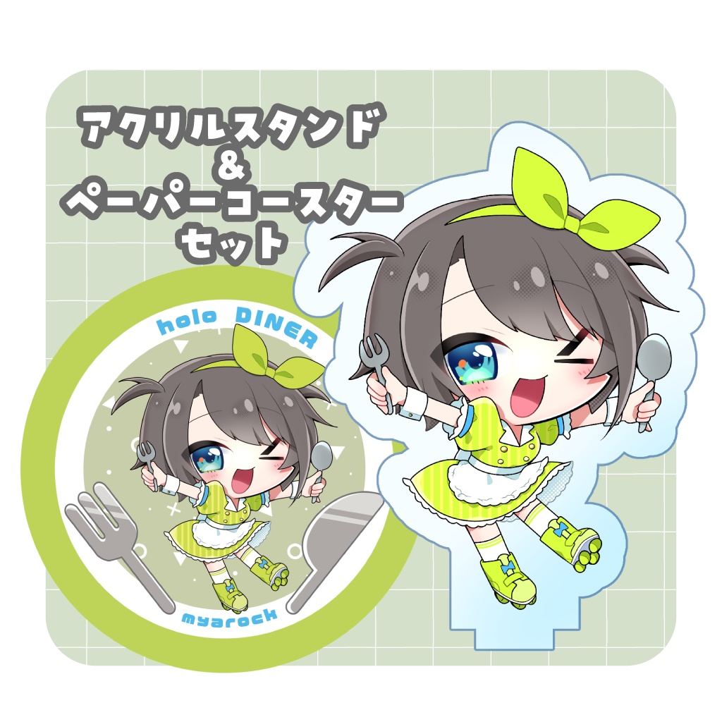 【大空スバル】アクスタ＆コースターセット【ホロクル9th】