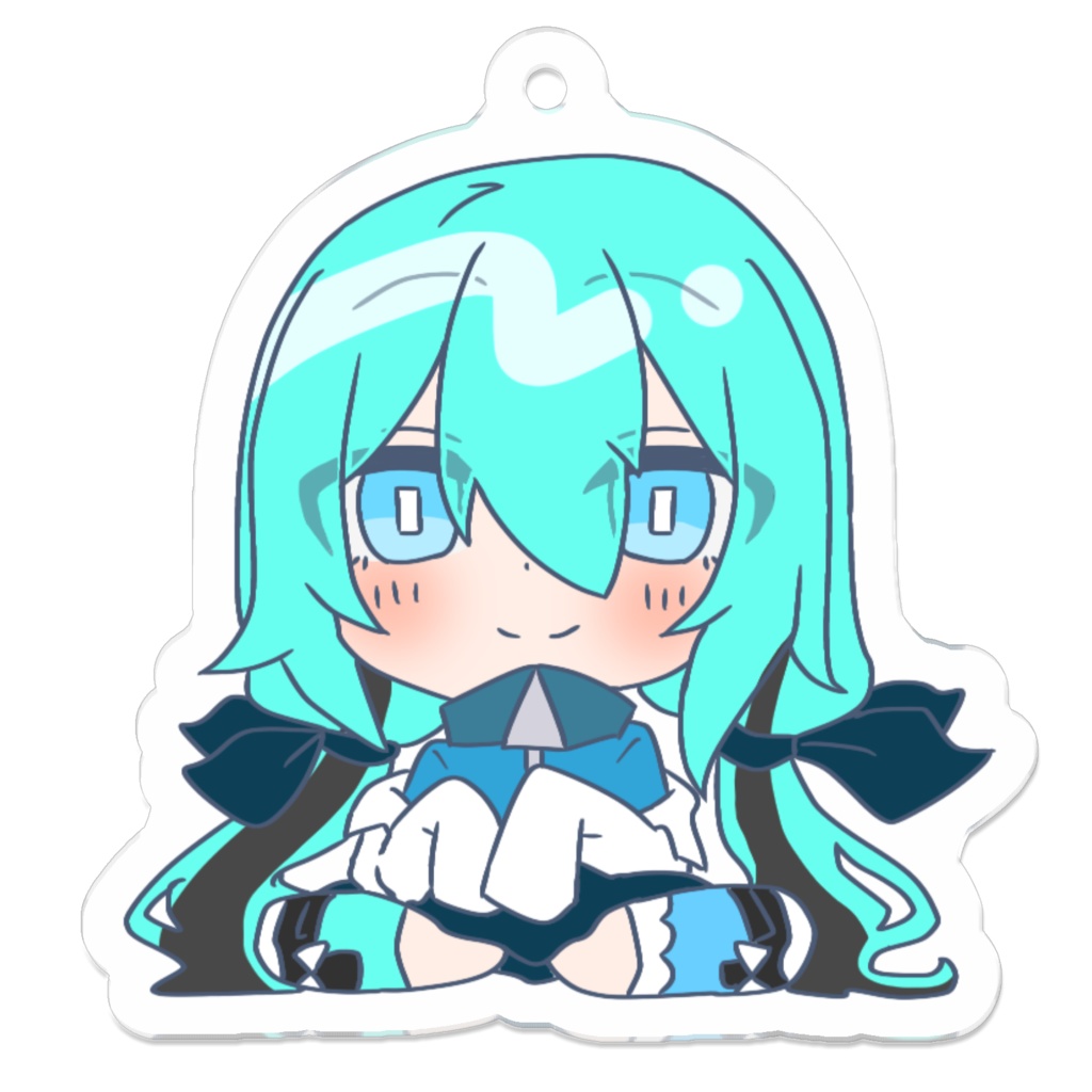 おすわりアクキー