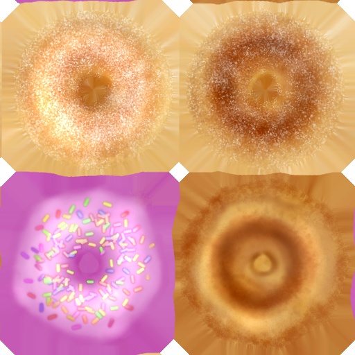 handpainted optimized props 🍕🍳🐟🍌🍩