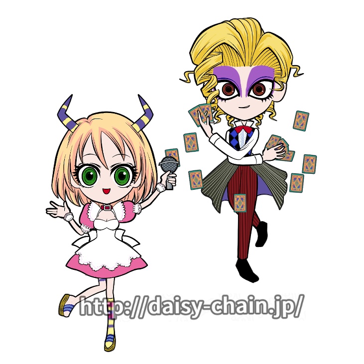 ボクと魔王　エプロス＆リンダ アクリルジオラマ