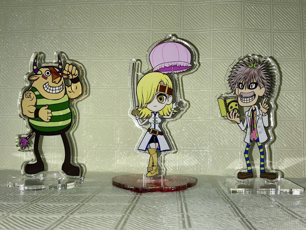 ボクと魔王 ロザリー、キスリング＆ブル アクリルスタンド