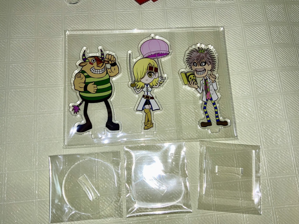 ボクと魔王 ロザリー、キスリング&ブル アクリルスタンド