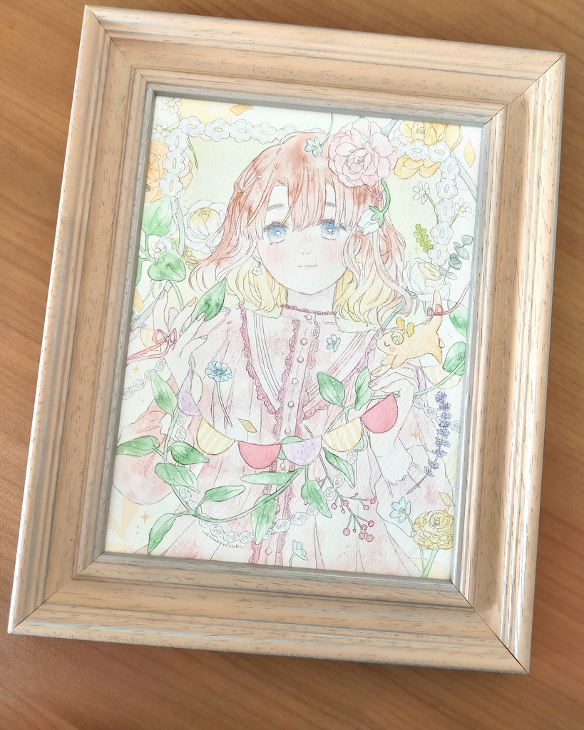 額装原画「Welcome」