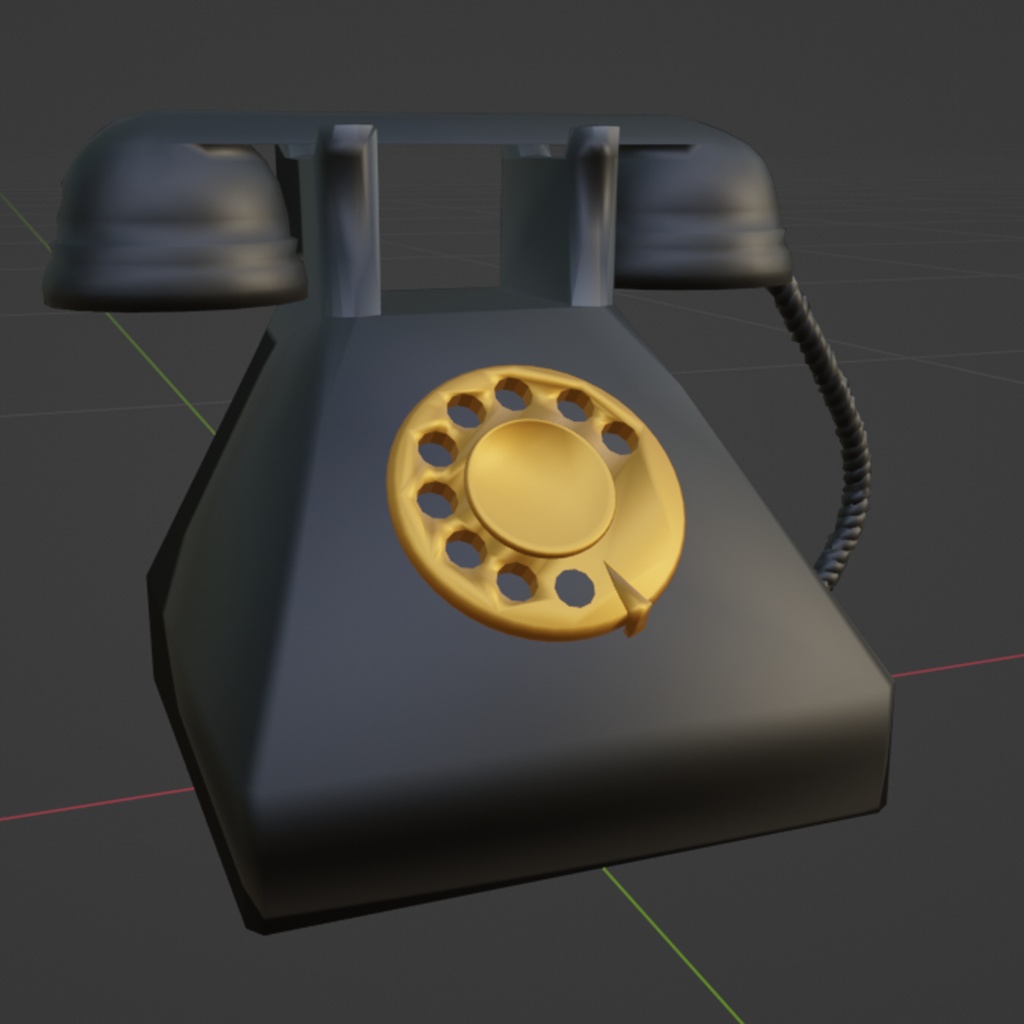 昔の電話(FBX)