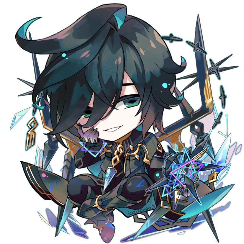 70×70アクリルキーホルダー　アイン（BG)