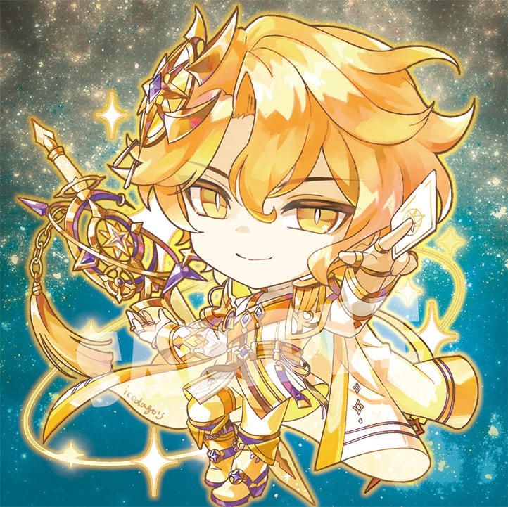 70×70アクリルキーホルダー　ノア（CL）ルミナリver