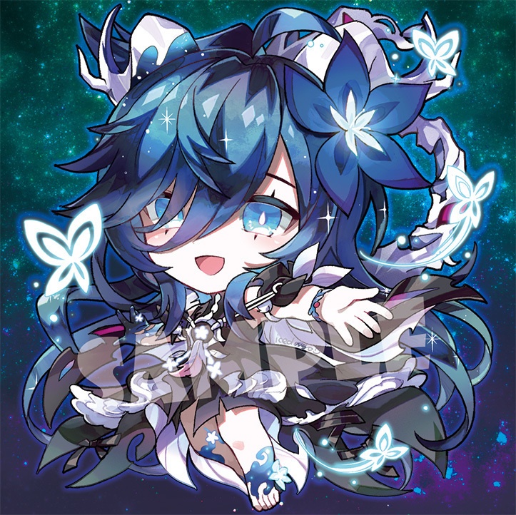 70×70アクリルキーホルダー　ニーシャ