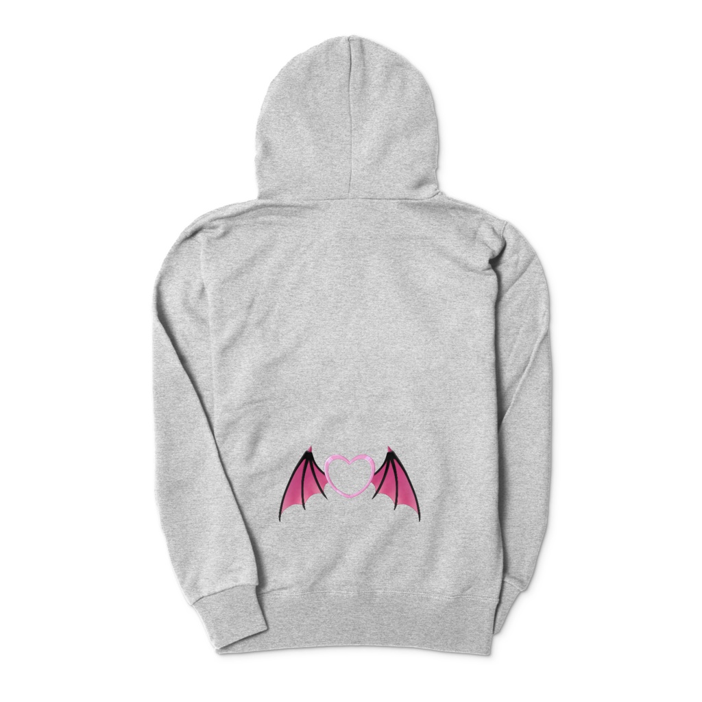 ジップパーカー両面デザイン(2色あります)