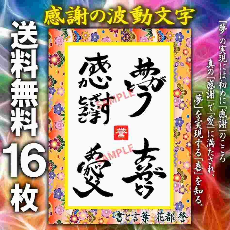 ポストカードセット１６枚セット☆感謝の波動☆金運アップ☆恋愛運アップ☆勝負運☆