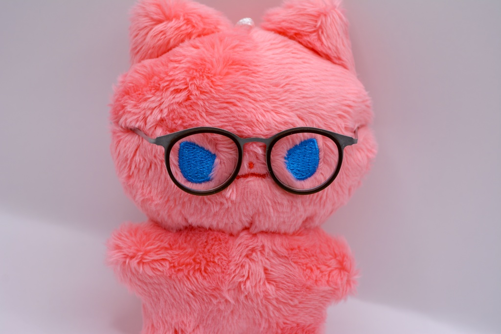 10cmぬい メガネ Doll Glasses | 10cm Plush / 1/3 BJD Compatible | Round & Double Bridge