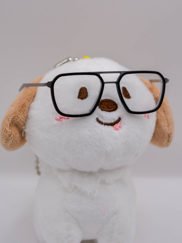10cmぬい メガネ Doll Glasses | 10cm Plush / 1/3 BJD Compatible | Round & Double Bridge