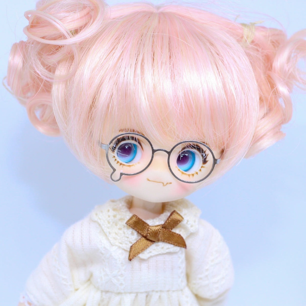 👓【オビツ11/ねんどろいど小物】30mm 丸メガネ 5種 めがね