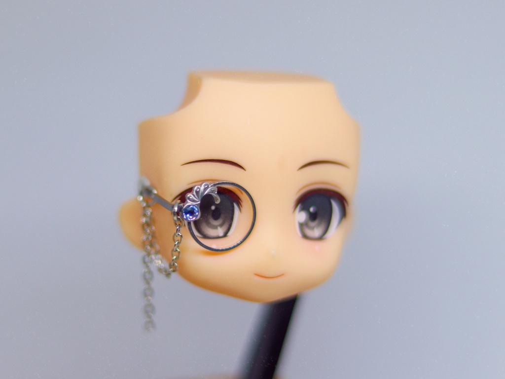 🕶 [オビツ11/ねんどろいど小物] モノクル（単眼鏡） めがね