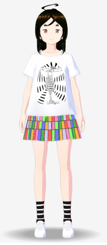 VRoid『天使Tシャツ少女』