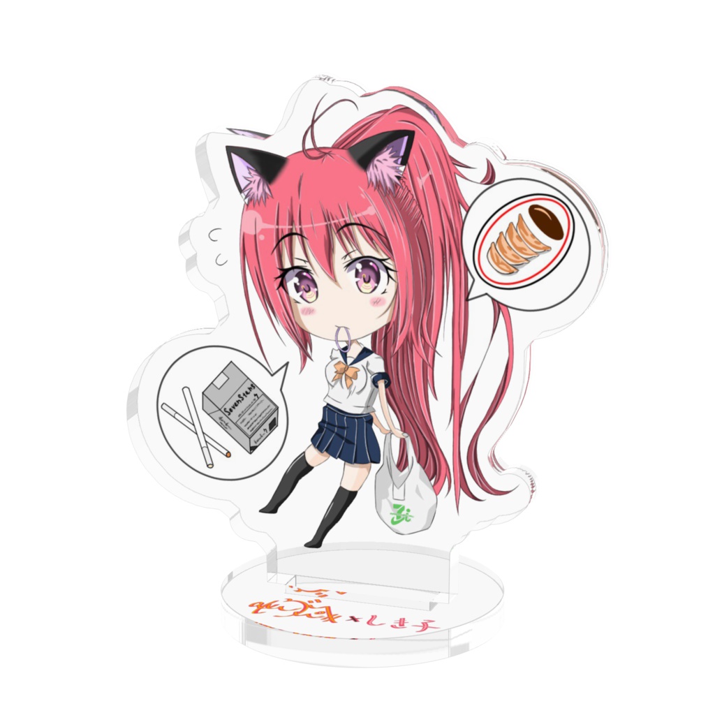 オリジナルキャラクターのしき子ちゃん♪