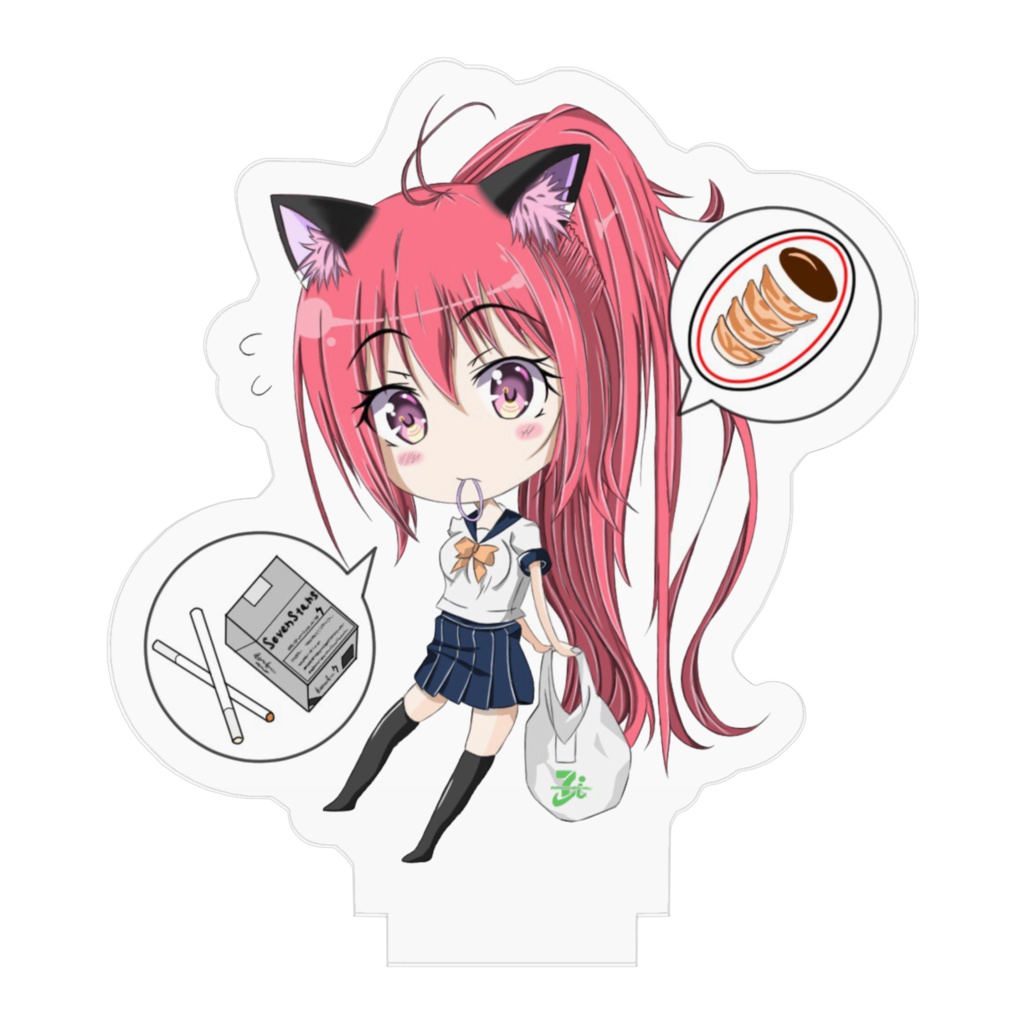 オリジナルキャラクターのしき子ちゃん♪