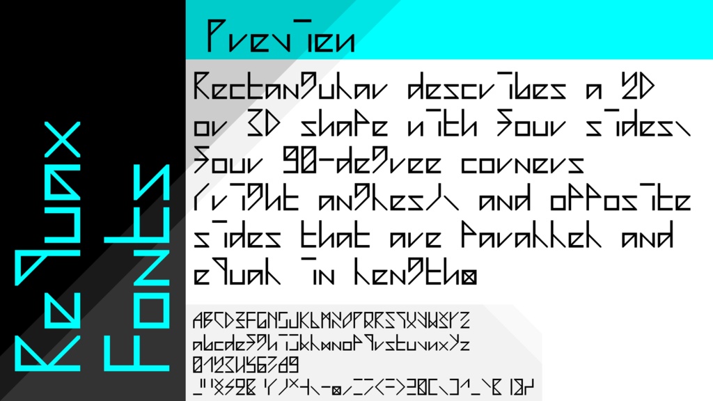 無償フォント(RequaxFonts VlarkFonts ZerivsFonts)