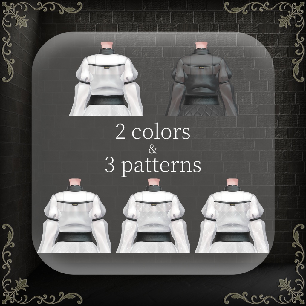 ✨発売記念セール中✨【8Avatars】filia【VRChat用セット衣装】#LILYANC