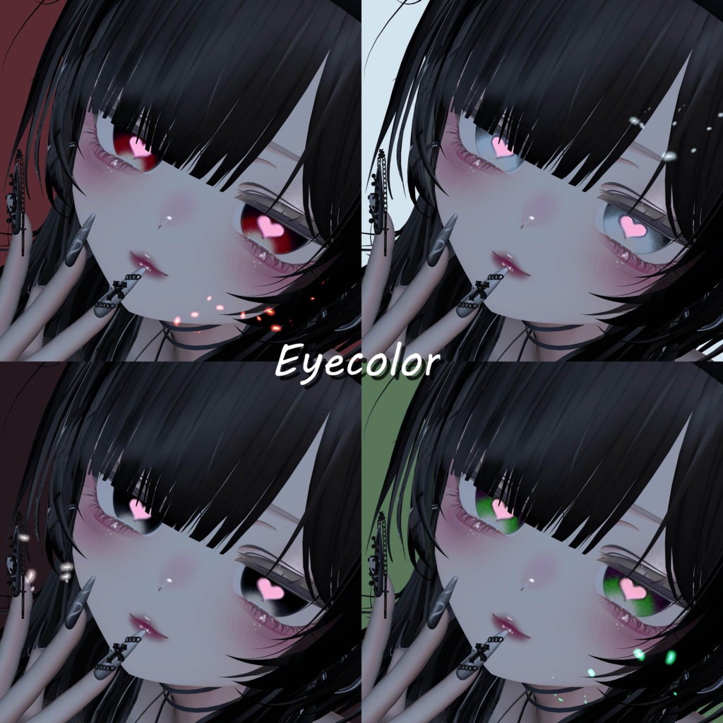 ♡マヌカ(Manuka)♡ ヤンデレ(Yanndere)Eyes&Makeup Texture