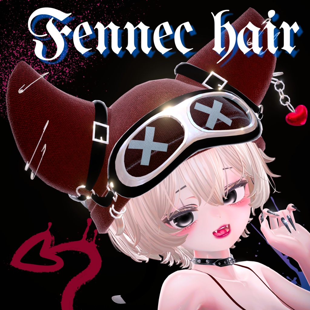♡Fennec hair♡　【13アバター対応】