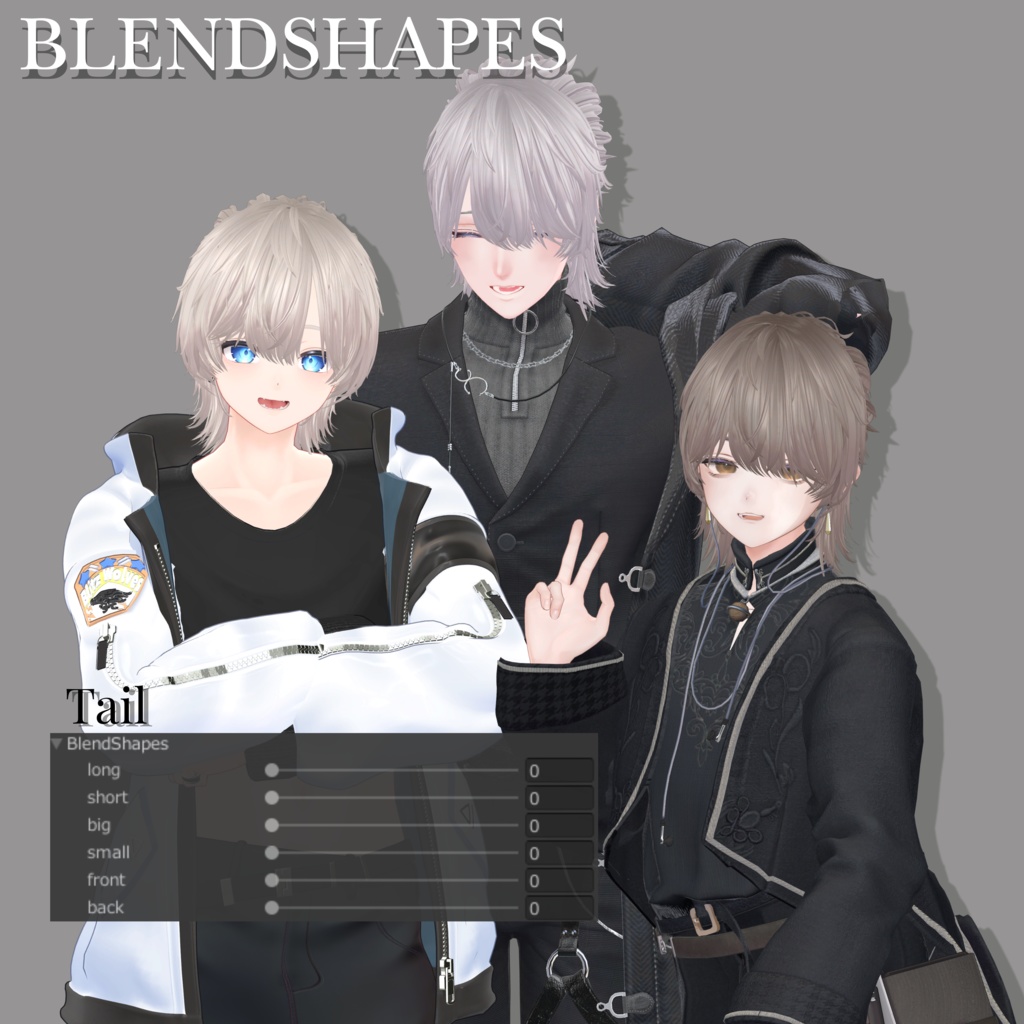 ♥Raven Half Up♥ 【7アバター対応】