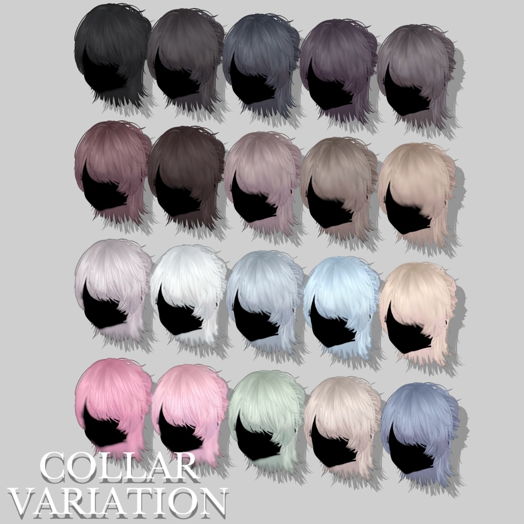 ♥Raven Half Up♥ 【7アバター対応】