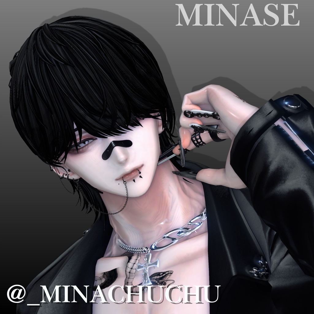 ♥Raven Half Up♥ 【7アバター対応】