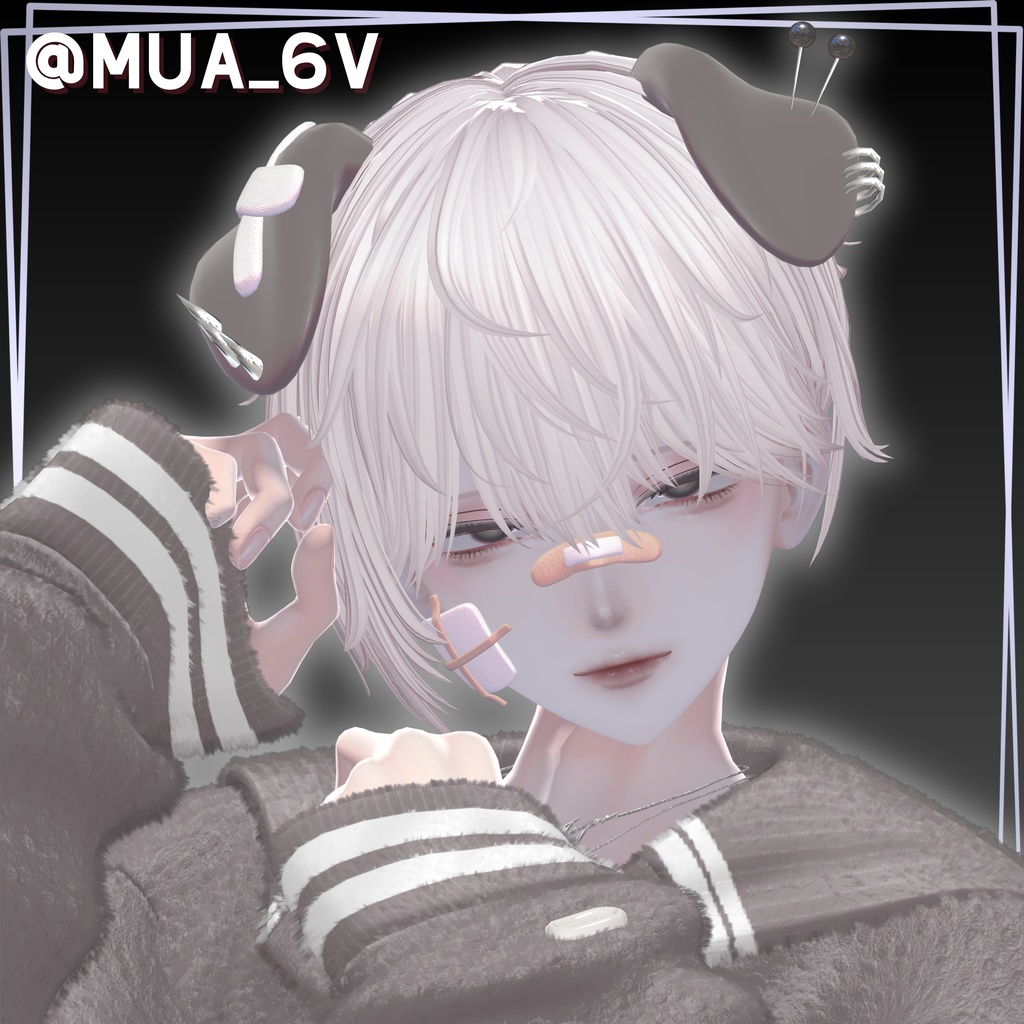 ♥Mero dog hair♥ 【7アバター対応】