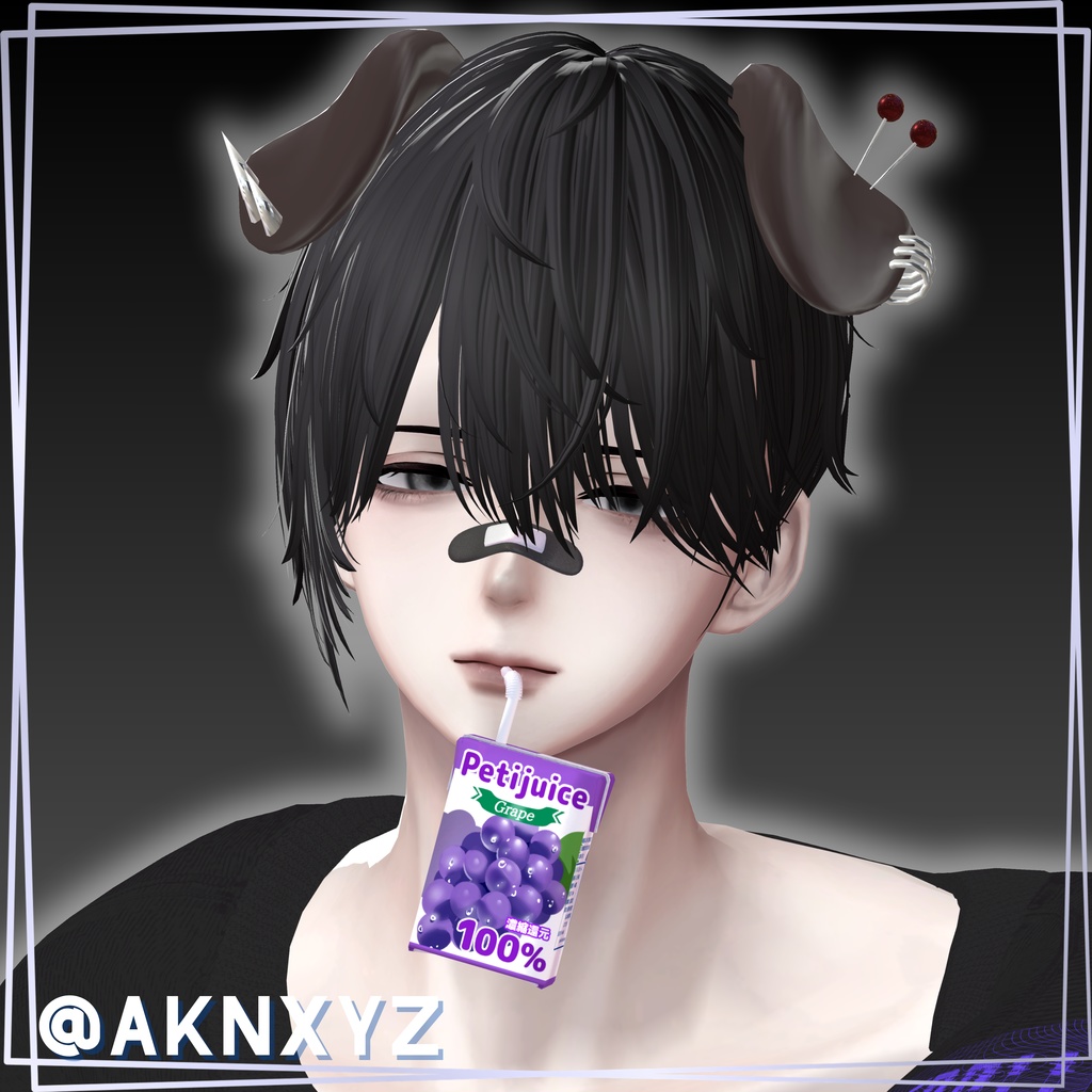 ♥Mero dog hair♥ 【7アバター対応】