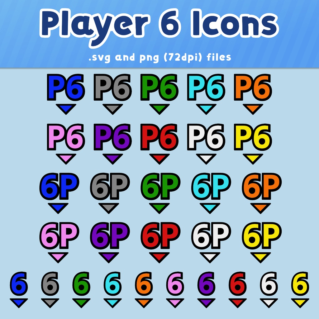 【無料・VTS素材】プレーヤーマーカーVTuber素材(コラボ配信用)