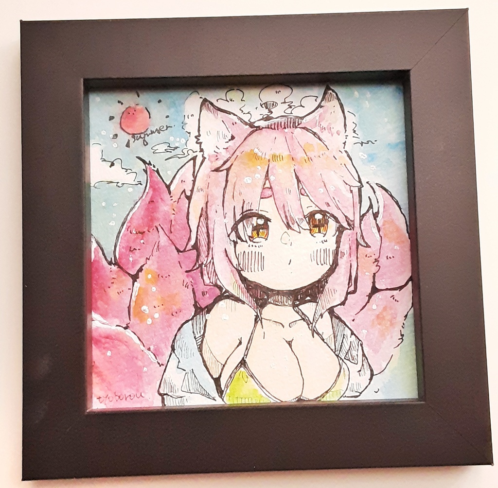 【額付き】アナログ原画 夏合宿2022