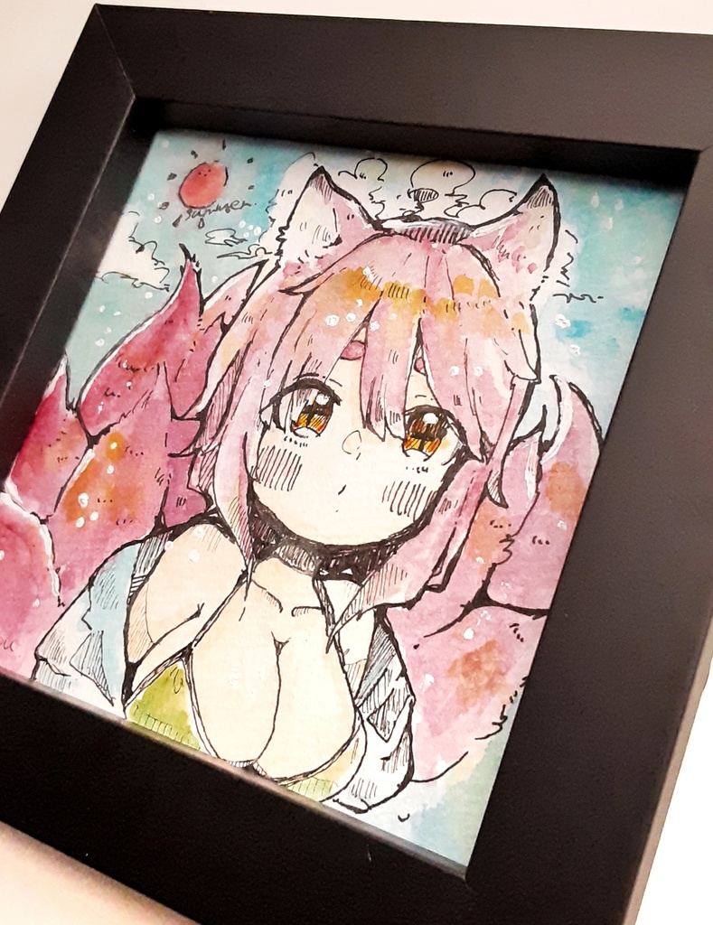 【額付き】アナログ原画 夏合宿2022