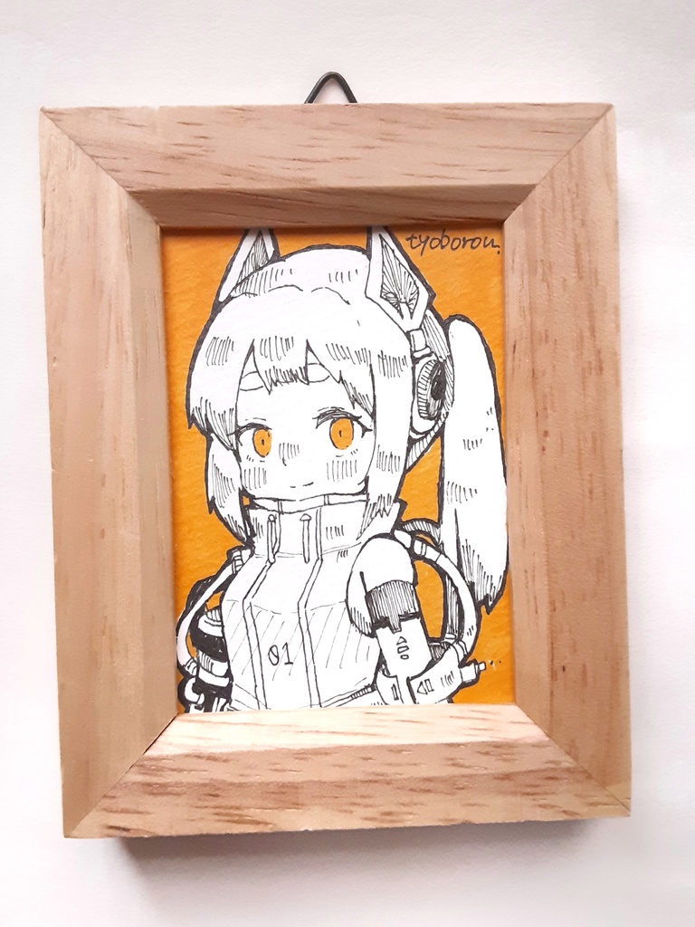 【額付き】アナログミニ原画 01