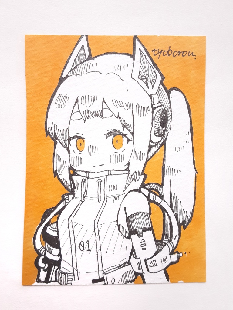 【額付き】アナログミニ原画 01